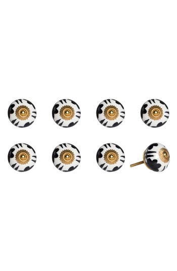 Kinetic 8-pack Knobs In Gold Black White