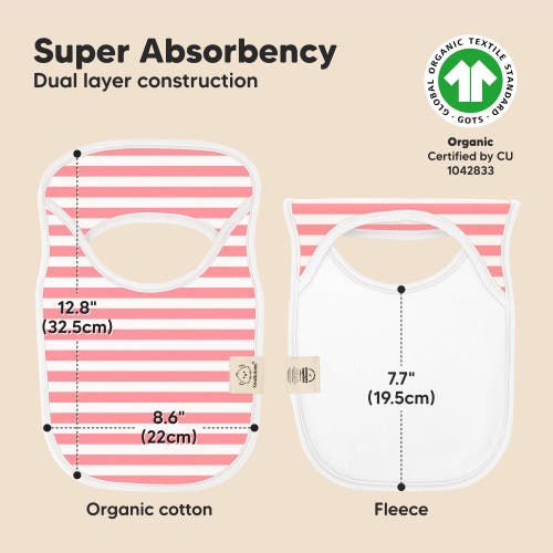 Keababies 8-pack Hallo Drool Bibs In Multi