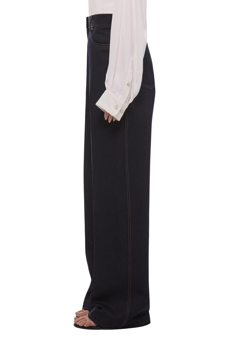 Relaxed Bootcut Jeans, Alternate, color, NAVY MELANGE