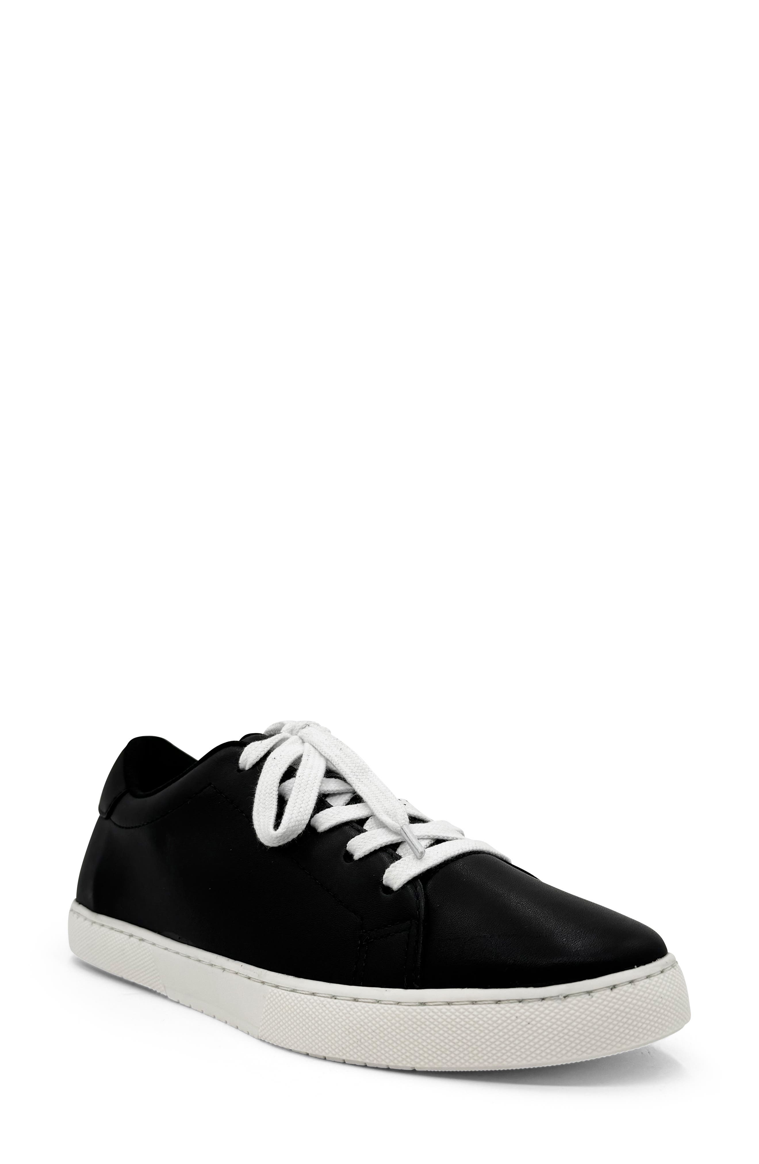 CHELSEA CREW U-Turn Sneaker, Main, color, Black Leather