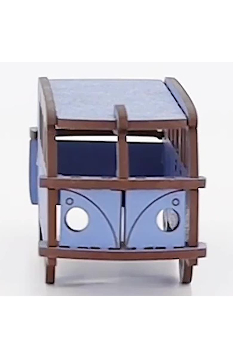 Little & Wood Woodlet Camper Van 3D Wooden Vehicle Puzzle Kit, Ages 6+, Alternate, color, Multicolored