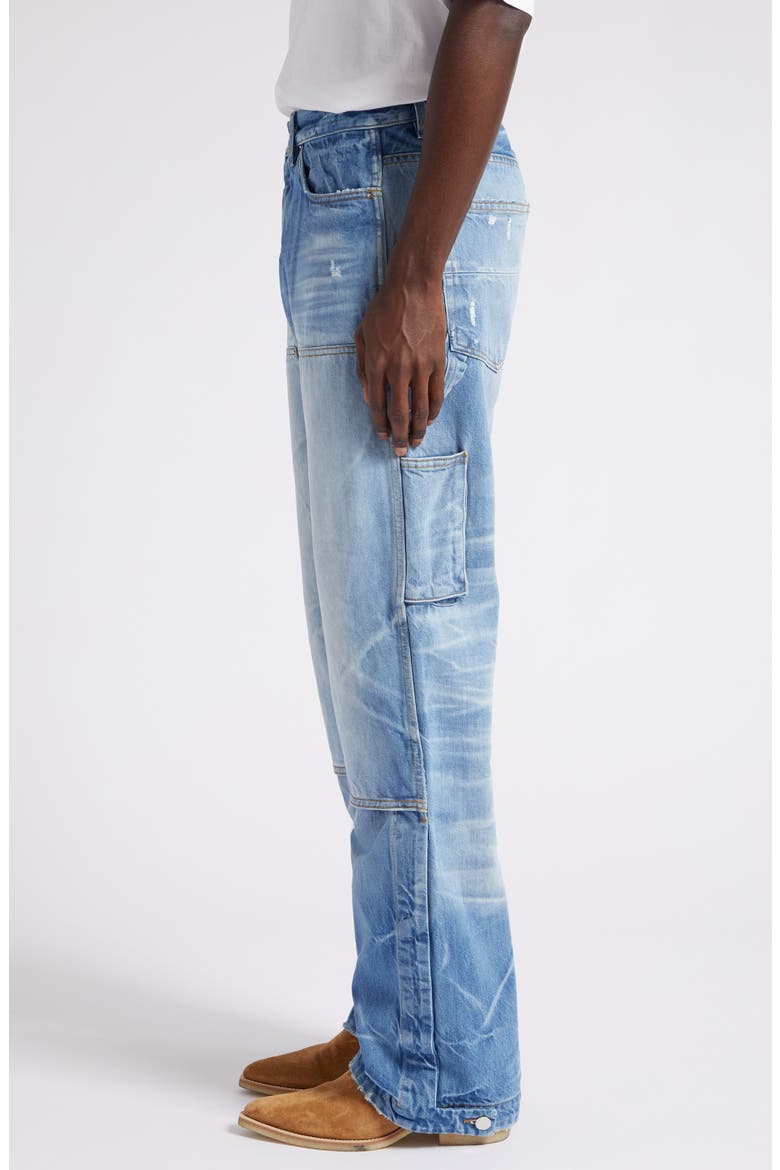 Denim Carpenter Pants, Alternate, color, FADED INDIGO