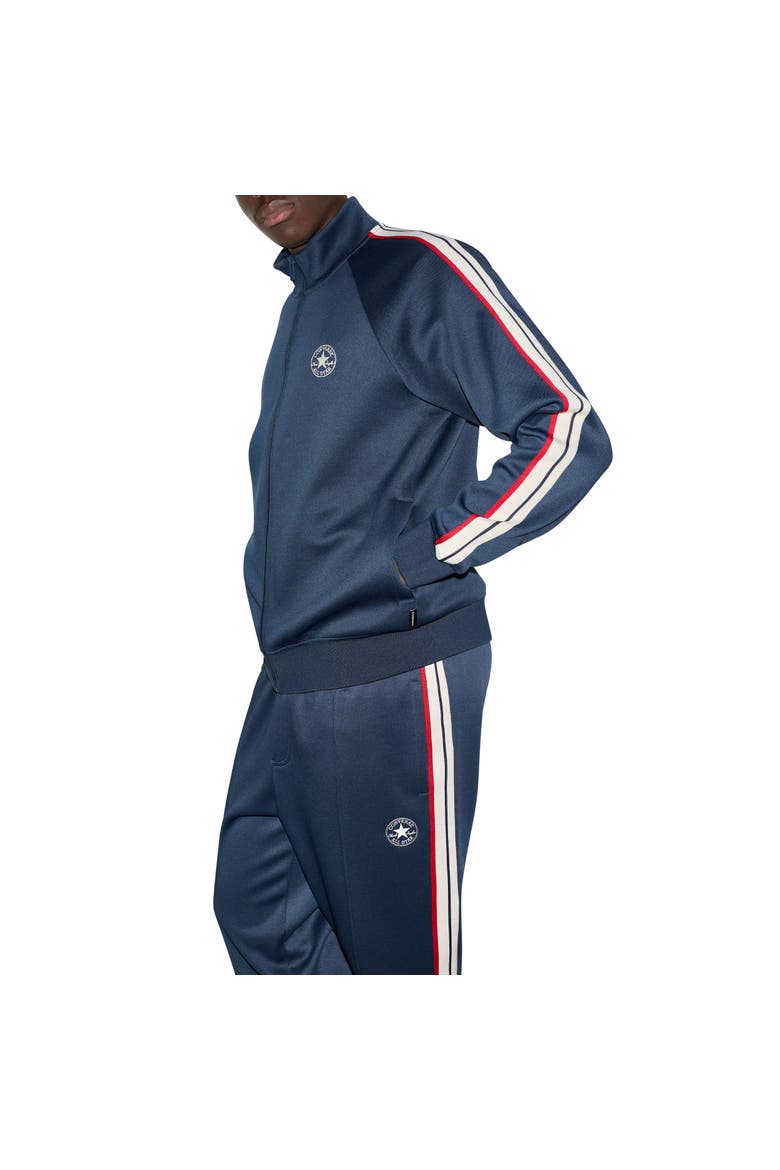 Varsity Track Full Zip Sweatshirt, Alternate, color, CONVERSE NAVY