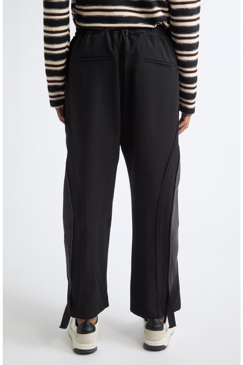 Tear Drop Track Pants, Alternate, color, BLACK