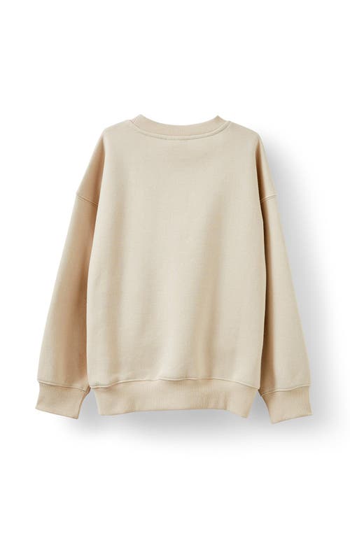 Cotton On Kids Kid's Sammy Oversize Crew In Neutral
