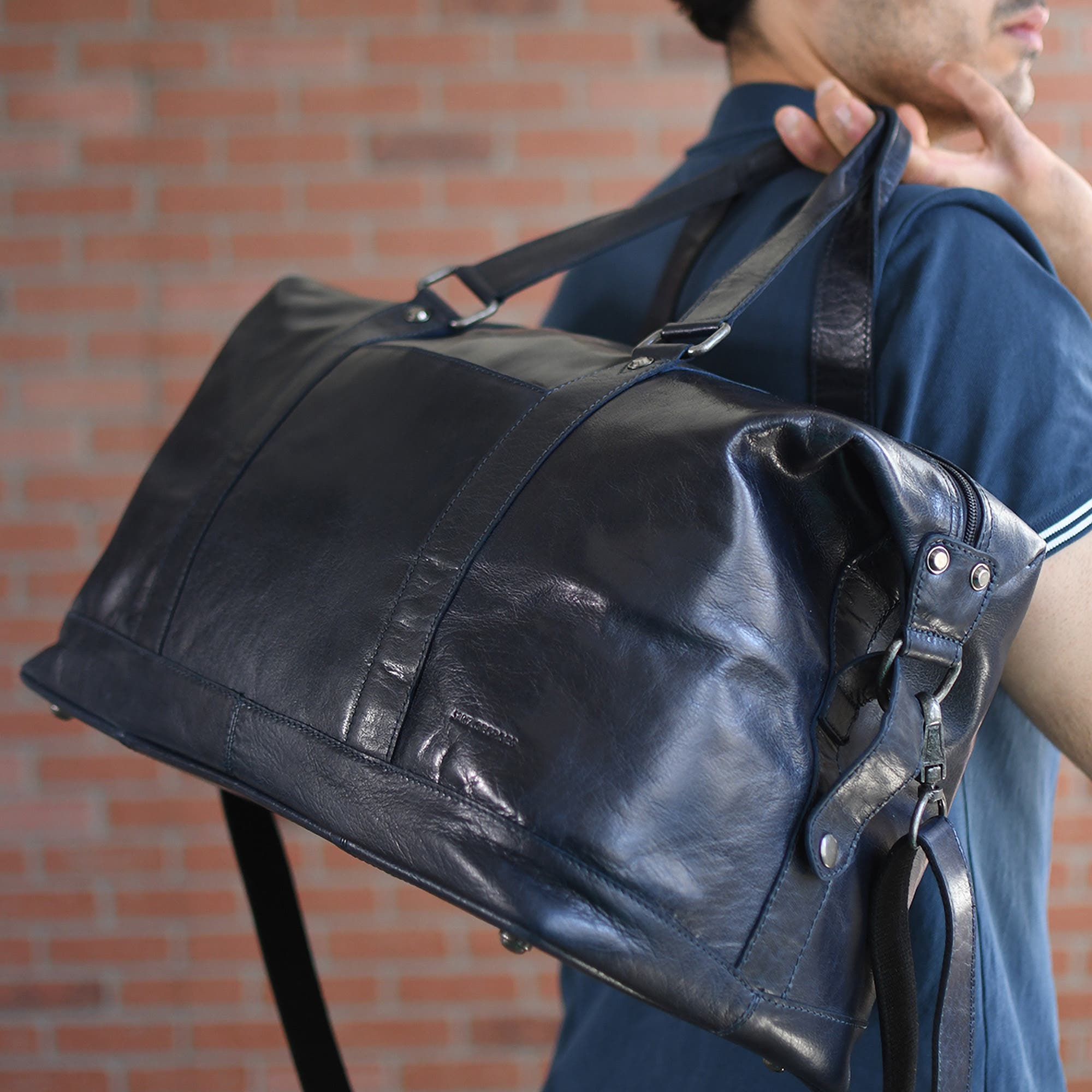 Voyager Duffle Bag, Alternate, color, Navy