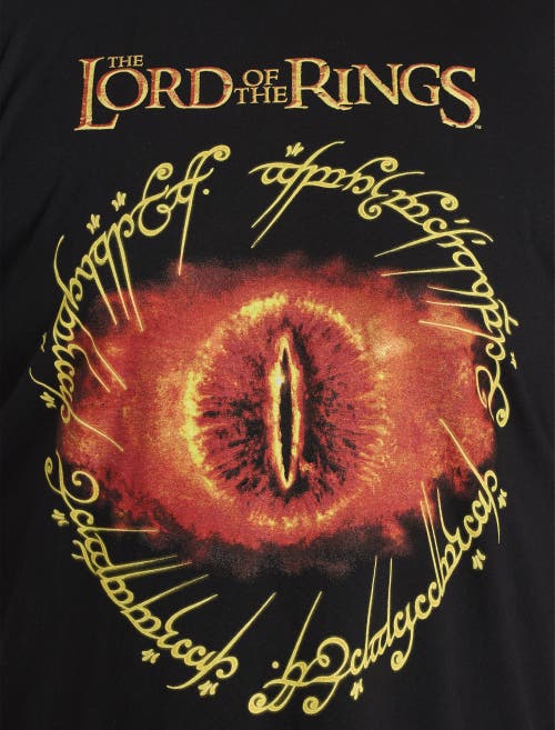 True Nation By Dxl Big & Tall Lord Of The Rings Graphic Tee In Black