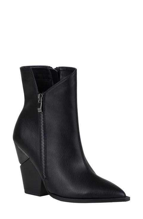 Galaxy Pointed Toe Wedge Boot (Women)