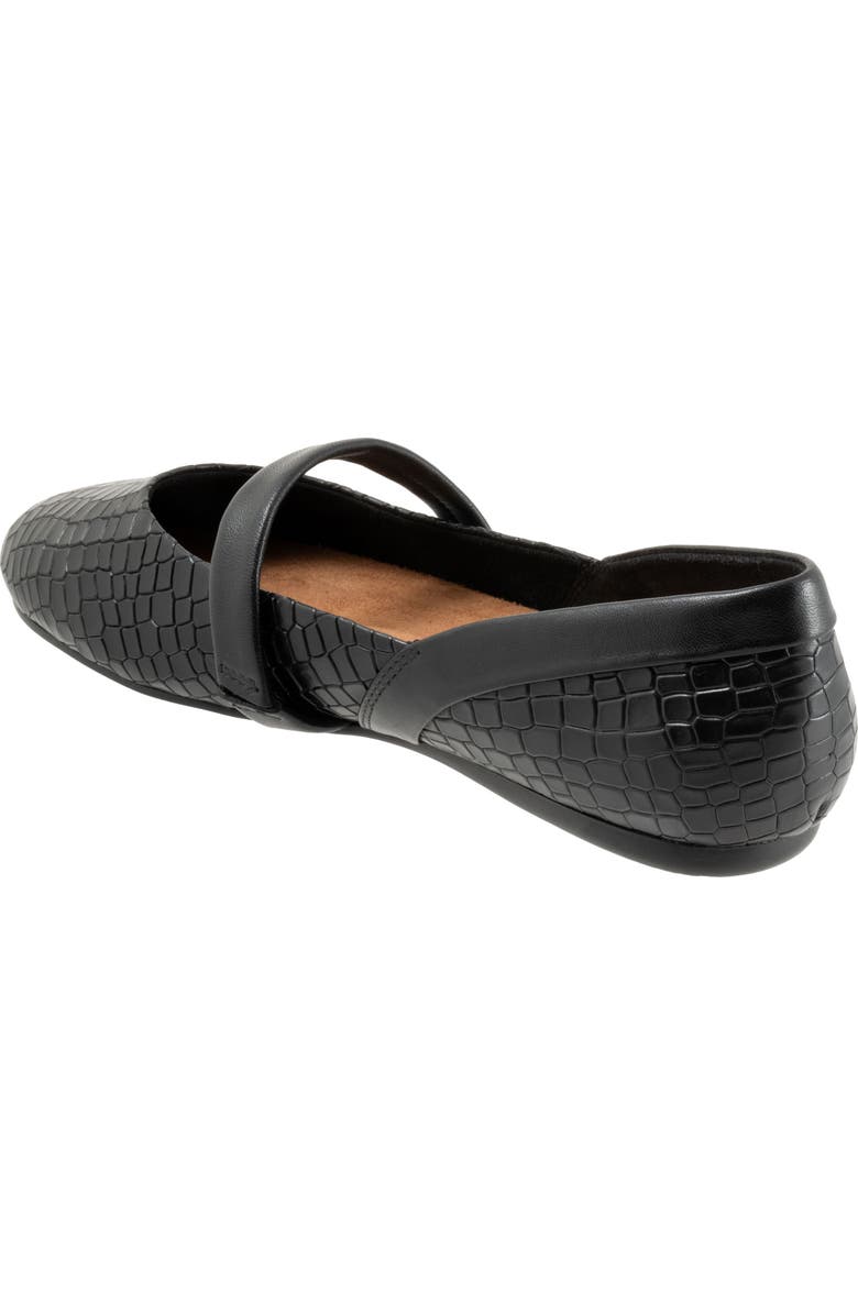 SoftWalk<sup>®</sup> Samara Mary Jane Flat, Alternate, color, Black Croco
