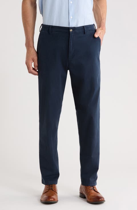 Flat Front Signature Sateen Dress Pants (Regular & Big)