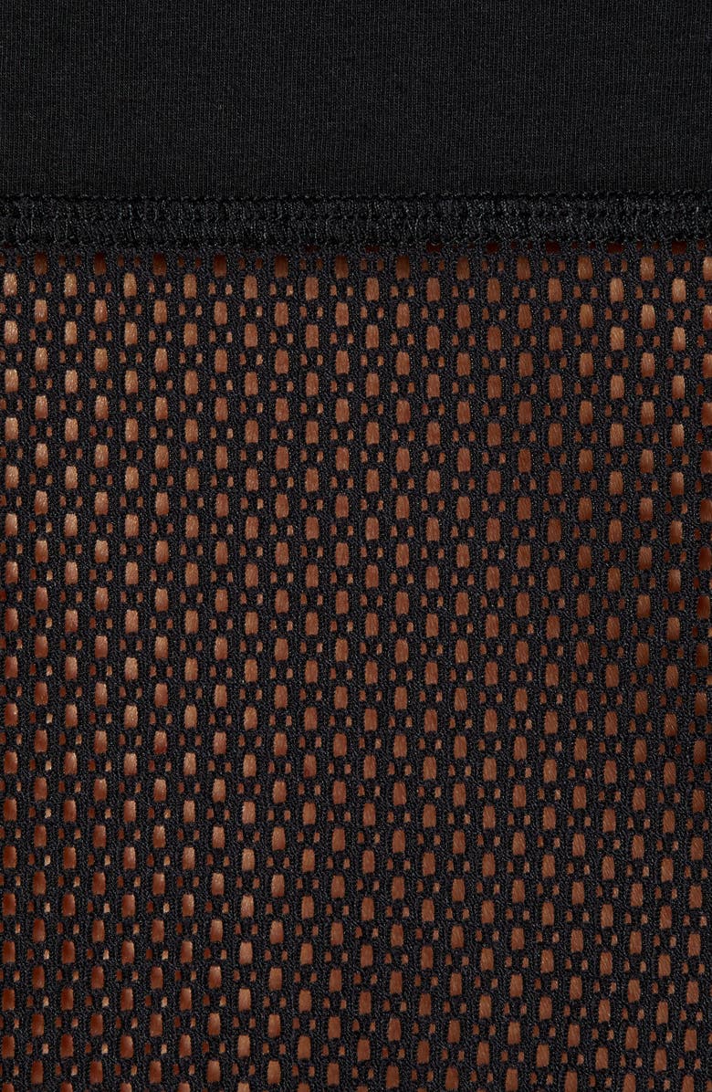 Versace Girocollo Mesh T-Shirt, Alternate, color, 