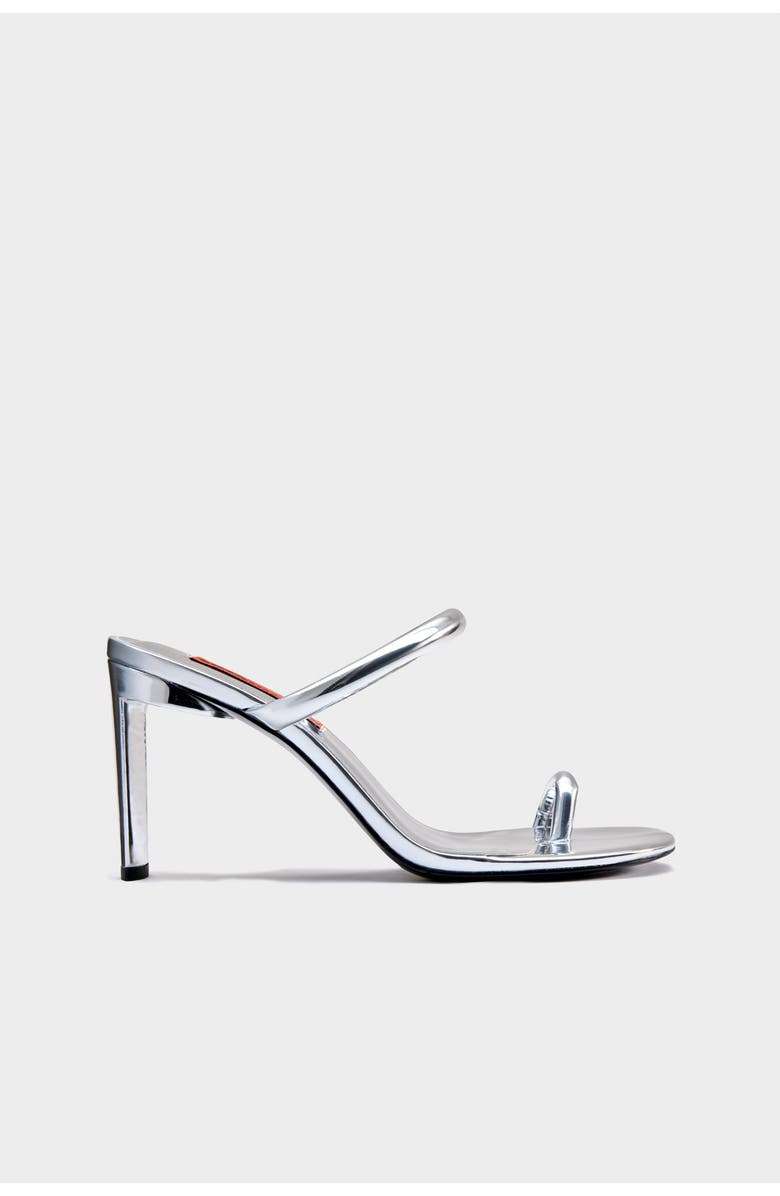 SIMONMILLER Pipe Heel, Alternate, color, Silver
