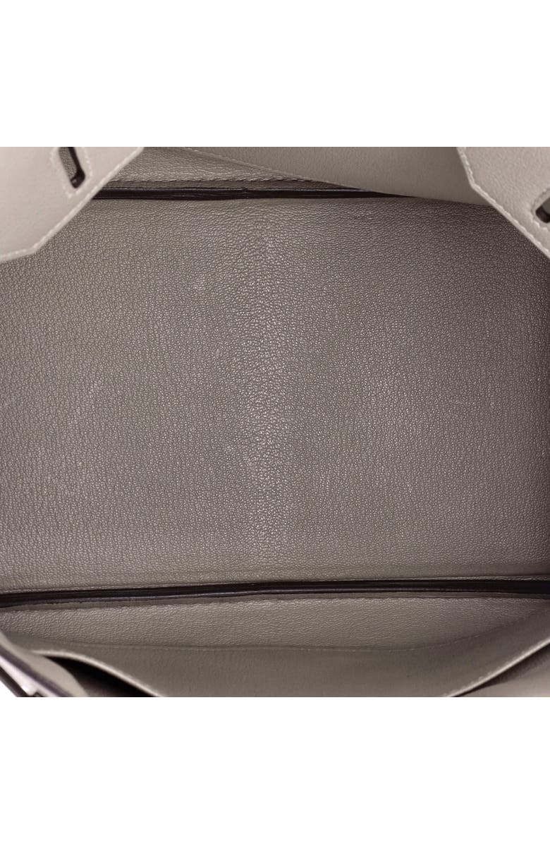 Pre-Owned Hermes Birkin Handbag Grey Novillo with Palladium Hardware 30, Alternate, color, Gris Asphalte