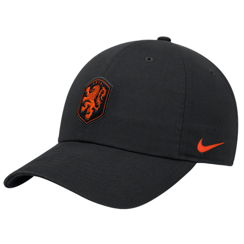 Men's Nike  Black Netherlands National Team Club Adjustable Hat