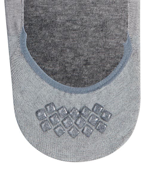 Falke Step Cotton No Show Socks In Gray