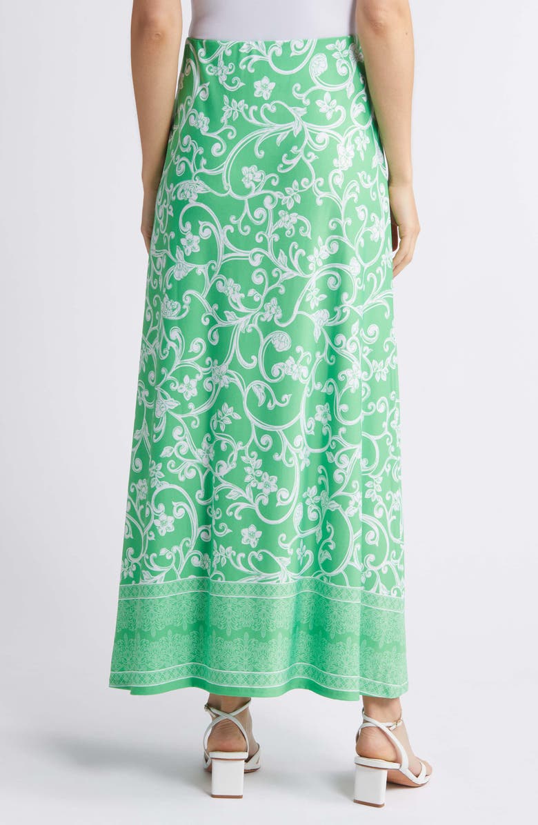 Vince Camuto Floral Print Maxi Skirt, Alternate, color, 