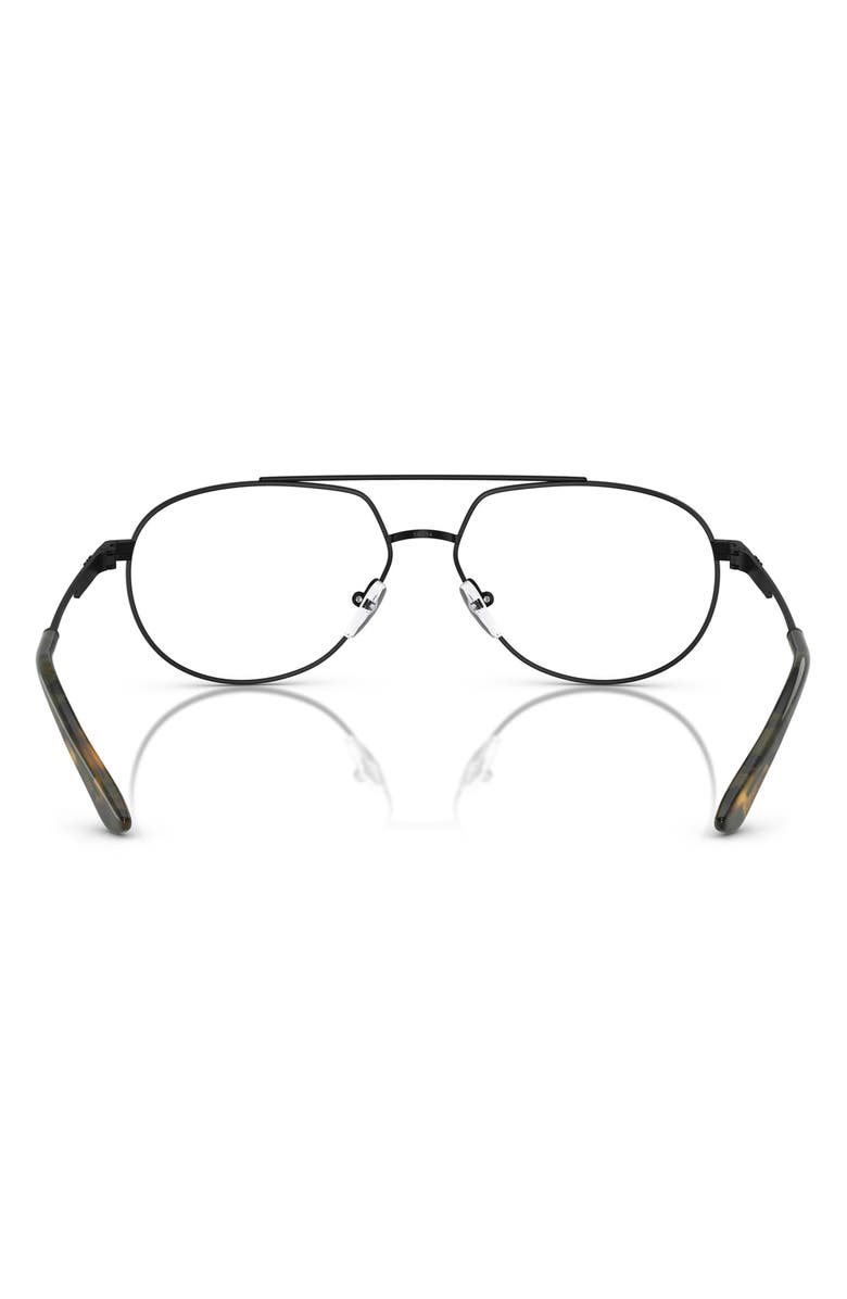 Emporio Armani 56mm Pilot Optical Glasses, Alternate, color, 