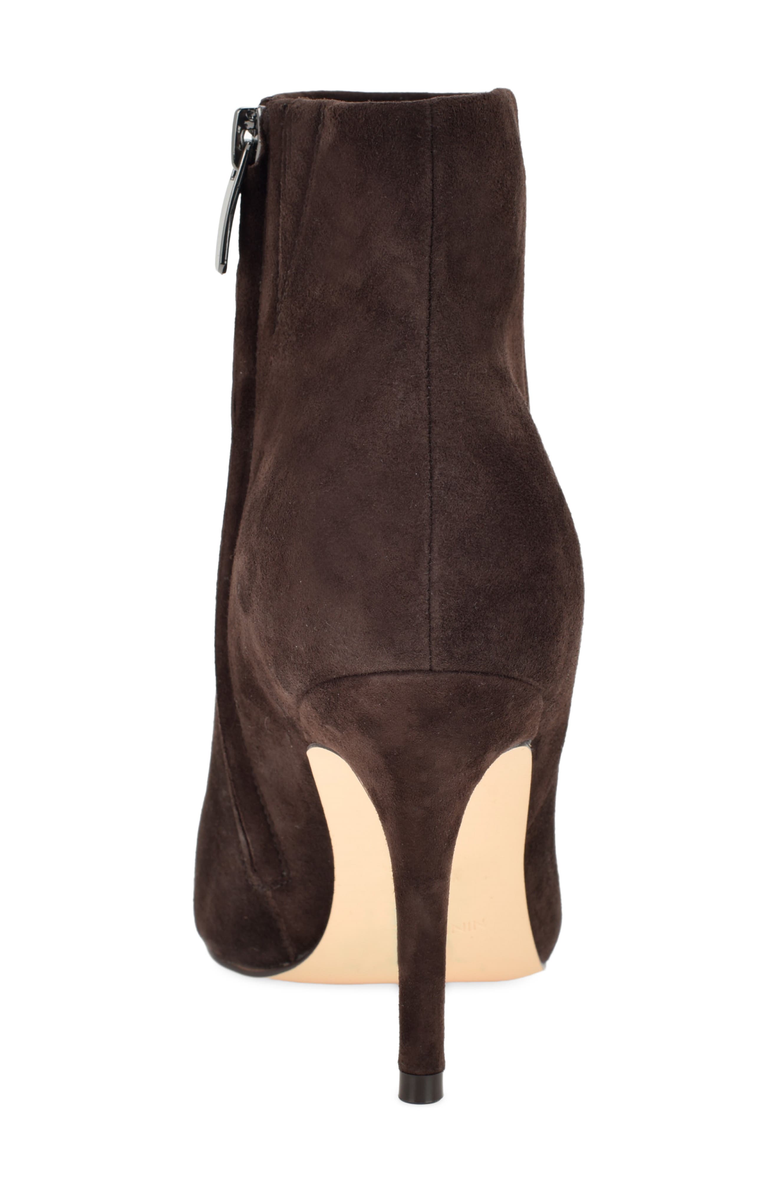 Galz Pointed Toe Bootie, Alternate, color, DARK BROWN