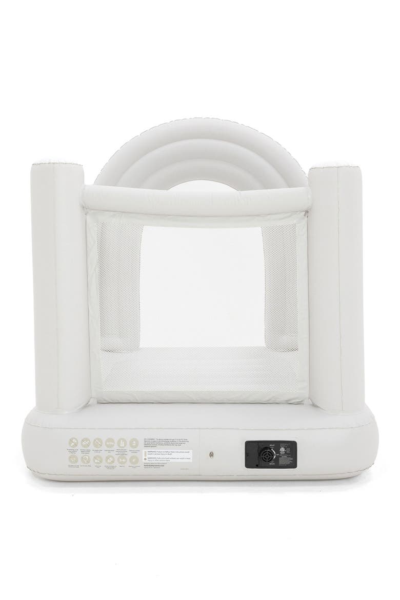 Mini Rainbow Bounce House, Alternate, color, WHITE