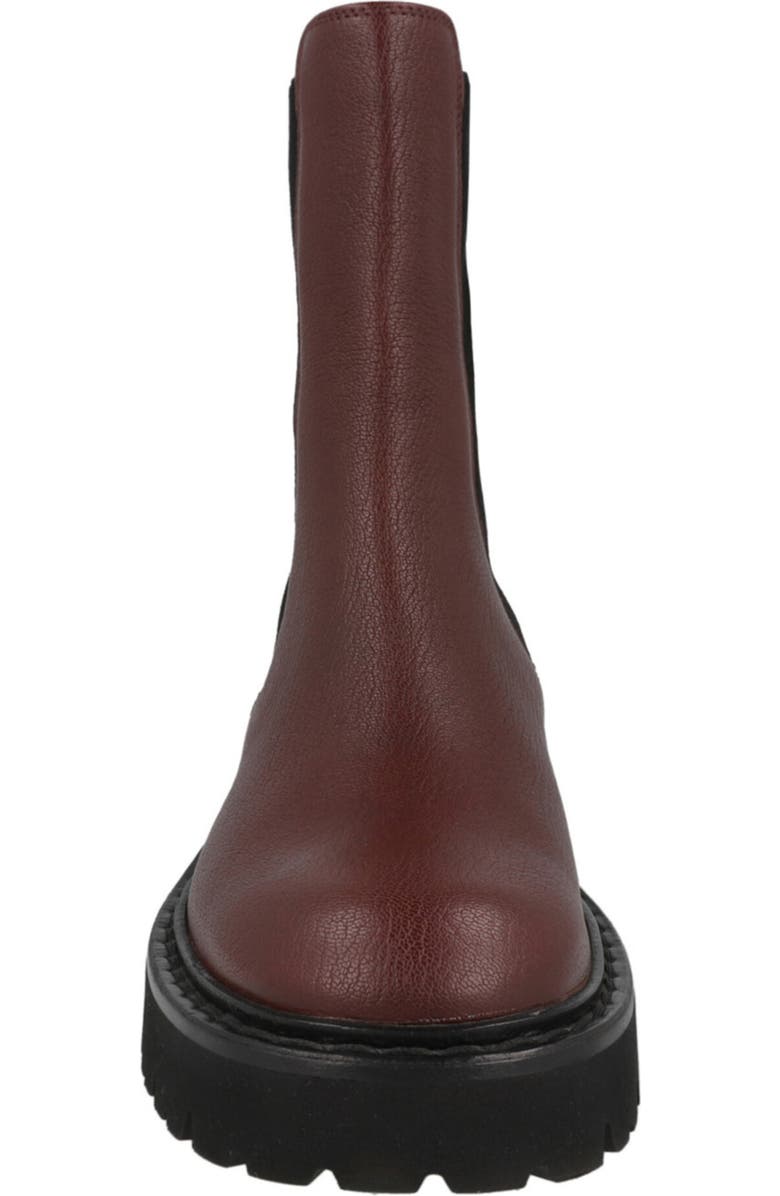 FERRAGAMO Leather Chelsea Boot, Alternate, color, Purple