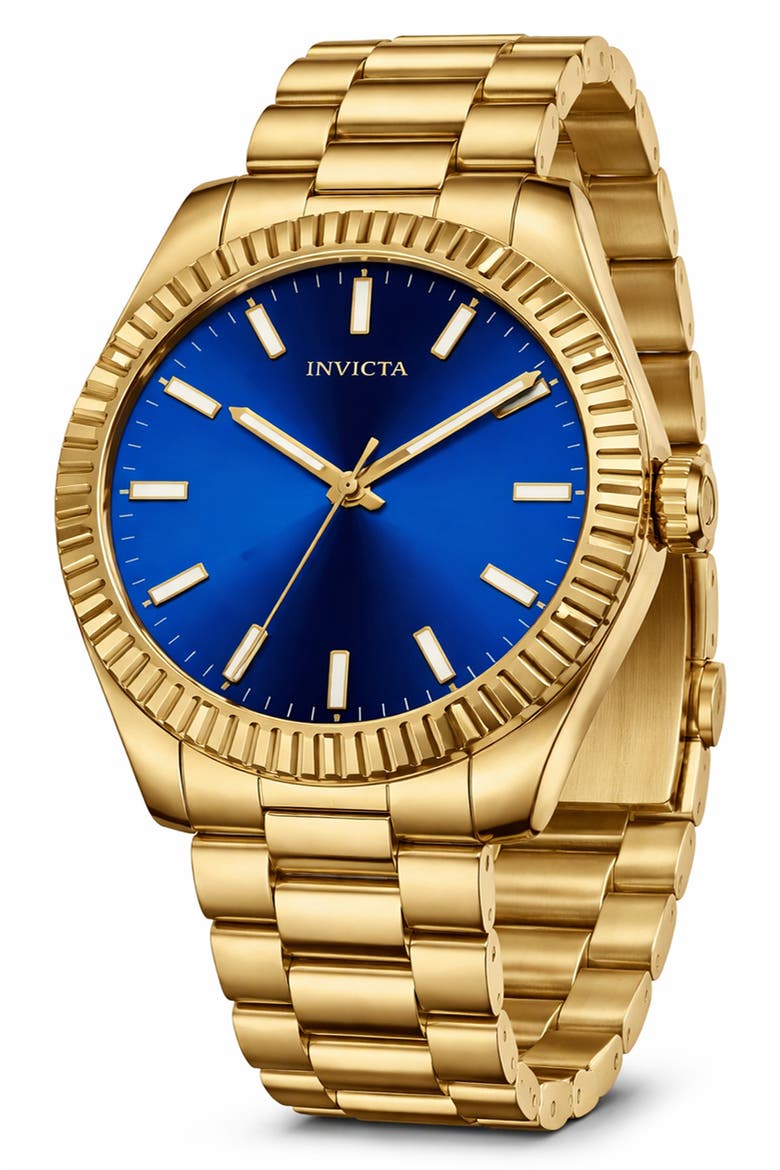 Specialty Bracelet Watch, 44mm, Main, color, BLUE