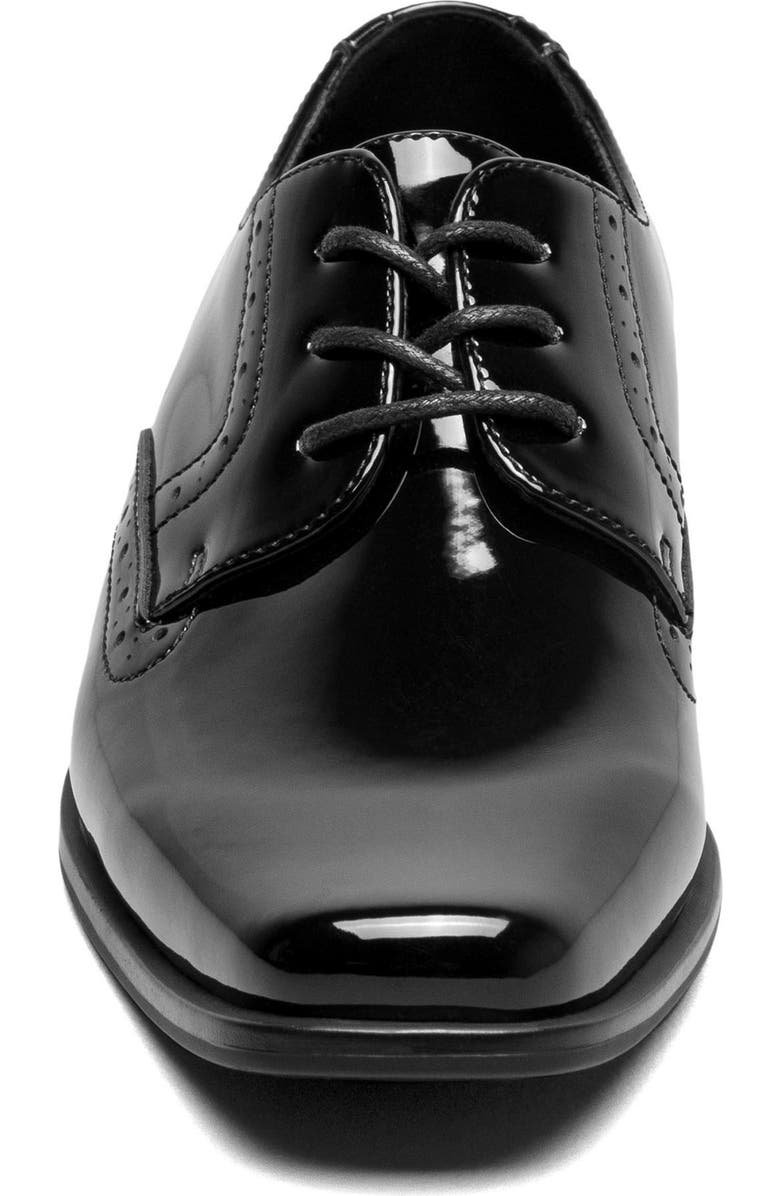 Stacy Adams Kids' Scottie Patent Derby, Alternate, color, Black Patent