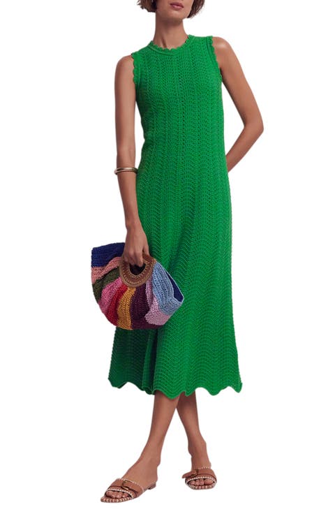 Crochet Midi Dress