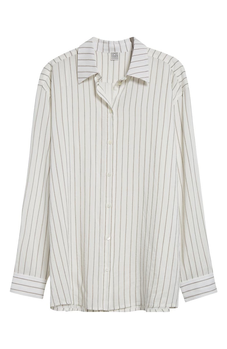 Classic Stripe Button-Up Shirt