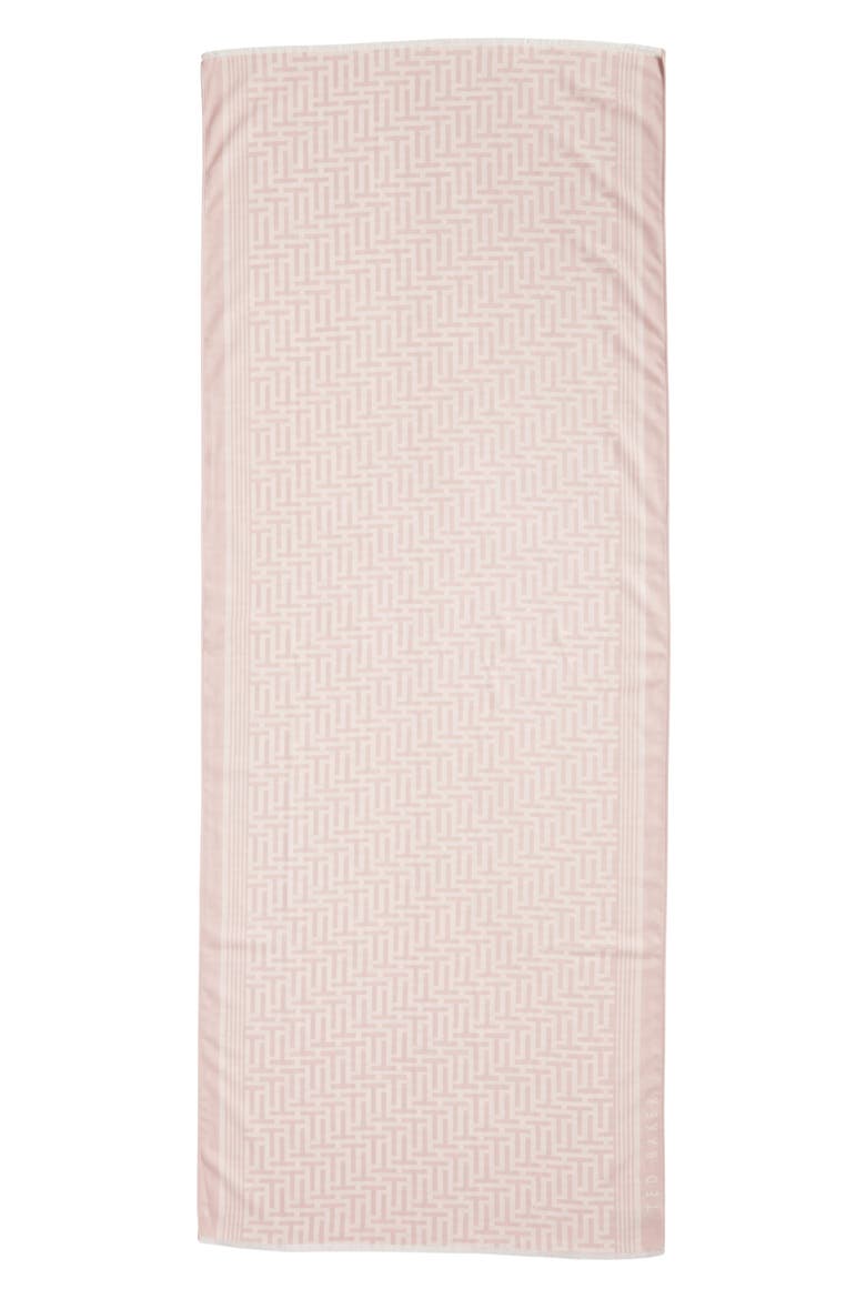 Tedete Logo Print Scarf, Alternate, color, DUSKY PINK