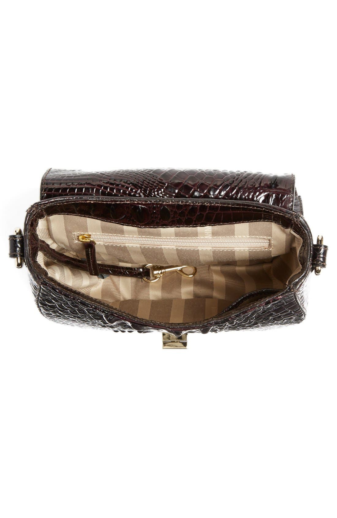 Brahmin 'Tillie' Embossed Leather Crossbody Bag, Alternate, color, 