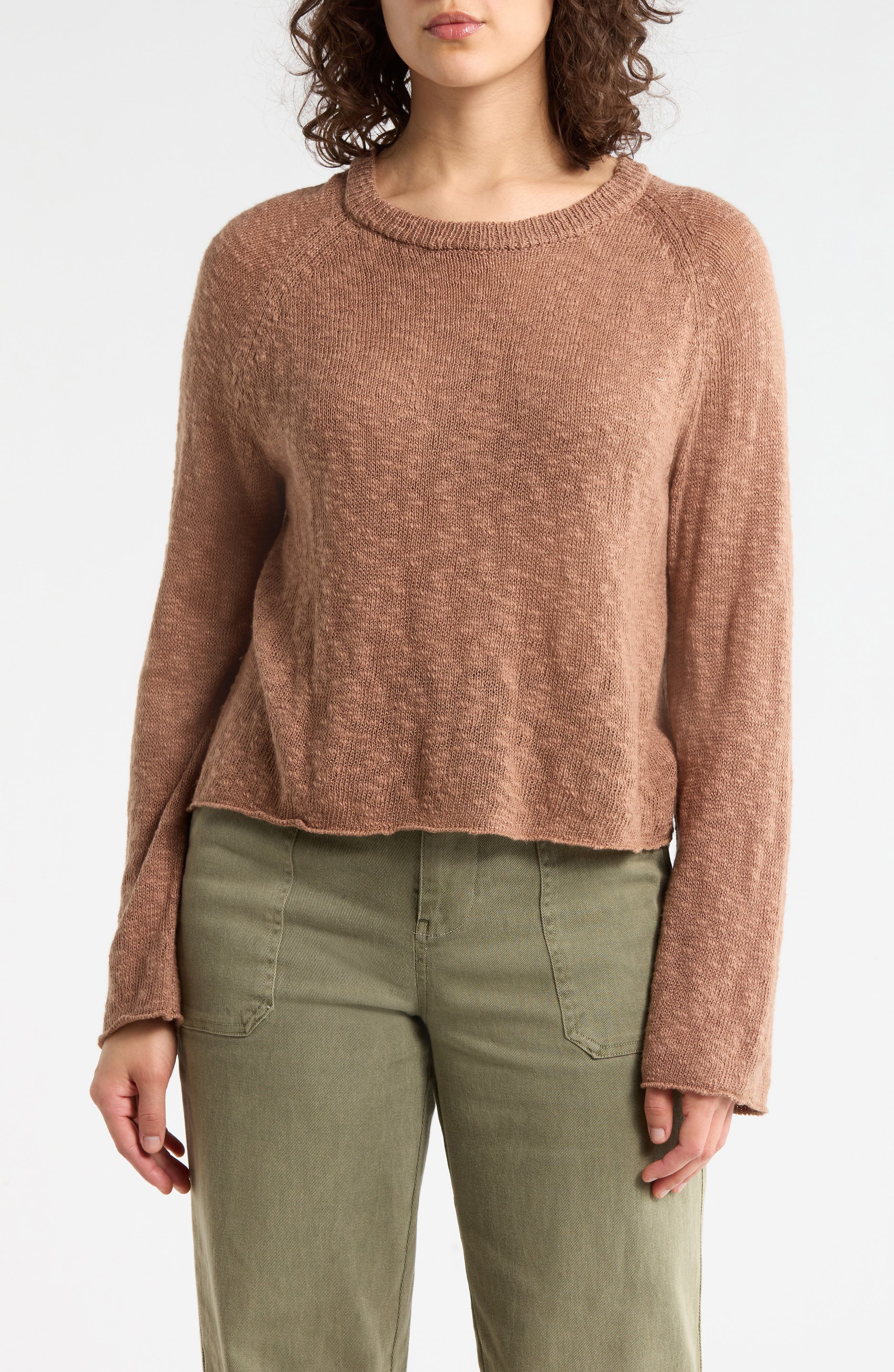 Abound Slub Knit Long Sleeve Top
