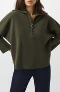 Joseph Ribkoff Quarter-Zip Stand Collar Sweater