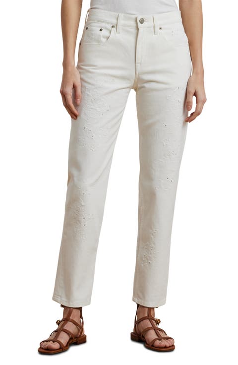 Relaxed Tapered Ankle Jeans