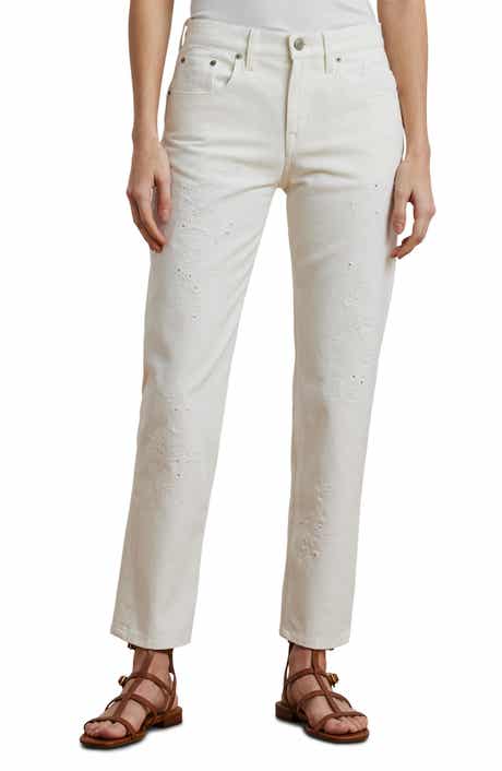 Lauren Ralph Lauren Relaxed Tapered Ankle Jeans