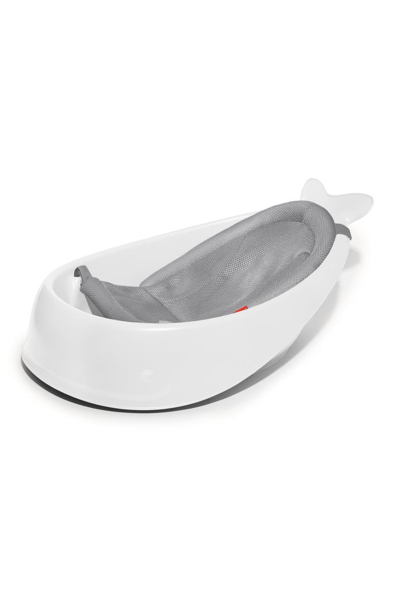 Moby Smart Sling Three-Stage Tub, Main, color, WHITE