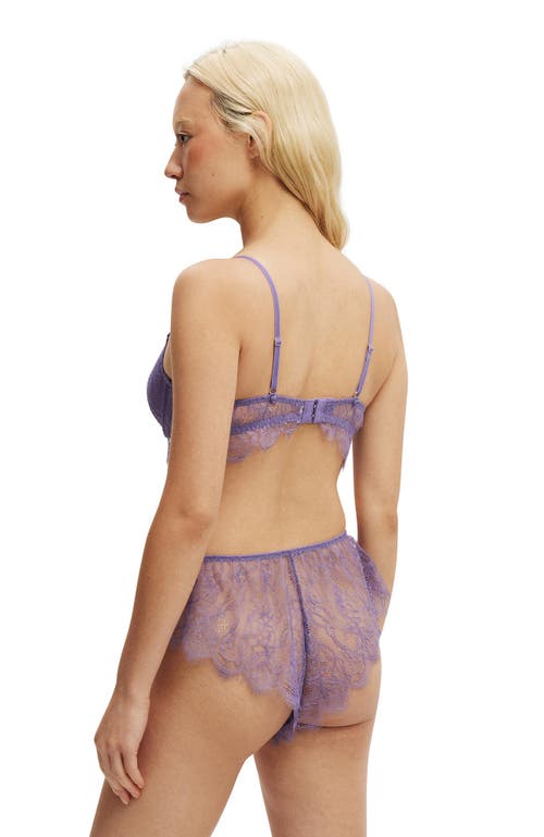 COTTON ON BODY EYELASH LACE UNDERWIRE BRA