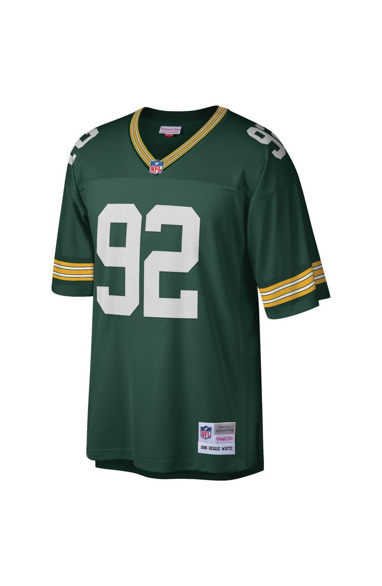 Mitchell & Ness Men's Mitchell & Ness Reggie White Green Green Bay Packers Big & Tall 1996 Retired Player Replica Jersey, Alternate, color, Green