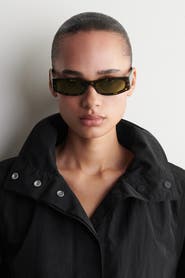 COS Slim Rectangular Sunglasses