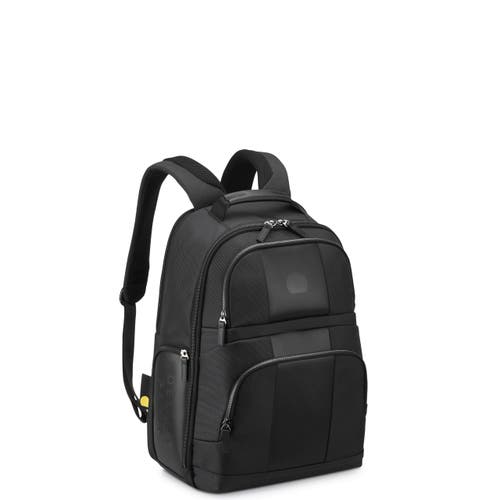 Delsey Paris Wagram Laptop Travel Backpack With 15.6" Laptop Sleeve In Black