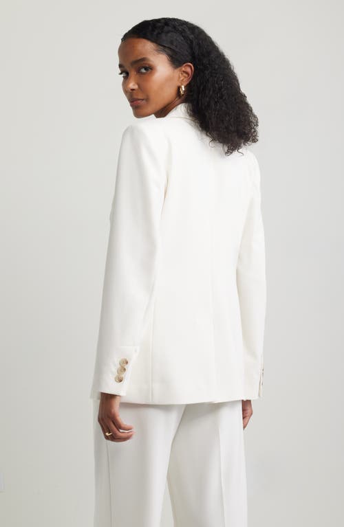 Nordstrom Relaxed Fit Blazer In Ivory Tofu