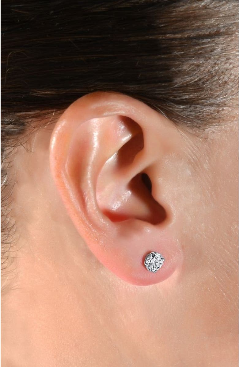 Bliss Diamond 1 1/2ct Lab Grown Diamond Studs 14k Gold Earrings, Alternate, color, 14K White Gold