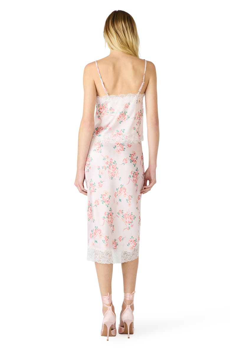 Steve Madden Delany Lace Trim Camisole, Alternate, color, Peach Romance