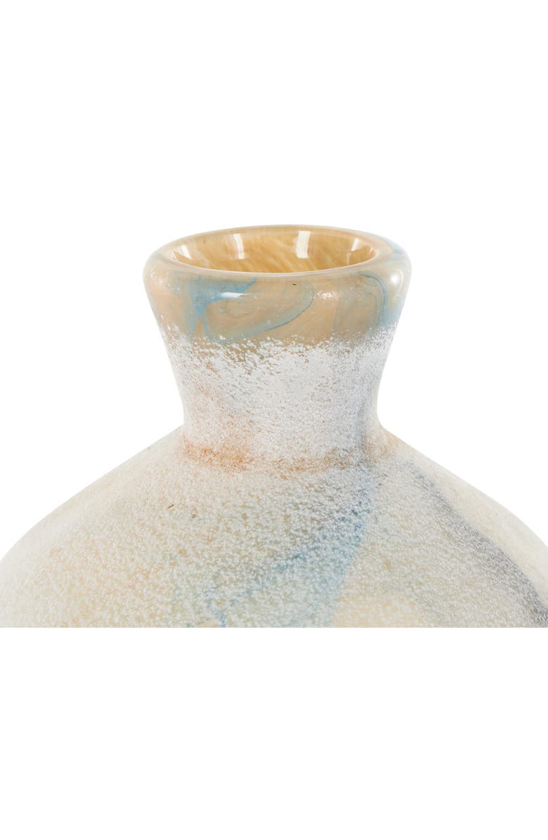 GINGER BIRCH STUDIO Marbled Glass Vase, Alternate, color,