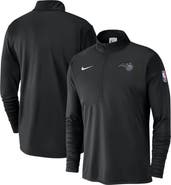 Nike Men's Nike Black Orlando Magic 2024/25 Courtside Performance Half-Zip Top