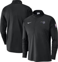 Nike Men's Nike Black Orlando Magic 2024/25 Courtside Performance Half-Zip Top