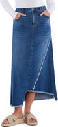 Wash Lab Denim Two Step Denim Maxi Skirt
