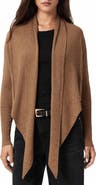 AllSaints Wasson Pirate Wrap Merino Wool Cardigan