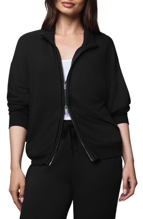 Supersoft Trim Detail Zip-Up Sweatshirt