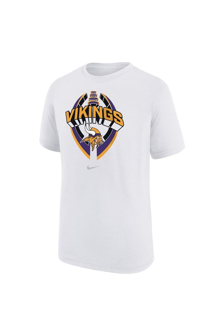Youth Nike White Minnesota Vikings Icon Legend T-Shirt, Alternate, color, White