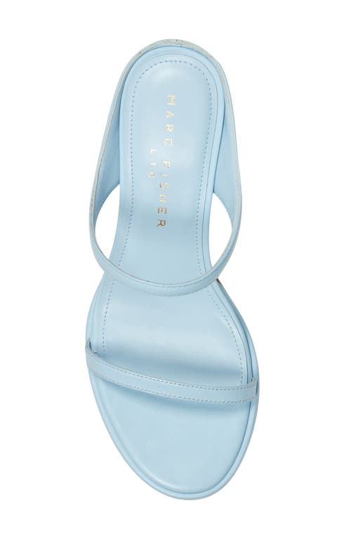 Marc Fisher Ltd Alonde Slide Sandal In Blue